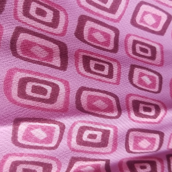 April Cornell sheer, fully lined rayon tulip skirt, Size Large - Picture 2 of 3